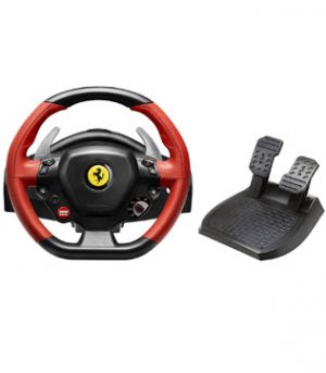 Xbox-One-Thrustmaster-Racing-Wheel-for-Xbox-One-VG-Ferrari-458-Spider-Edition-(Red-&-Black)