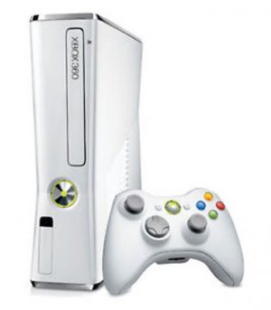 Microsoft Xbox 360 (S) Slim White 4 GB PAL Region Xbox 360 (Pre-owned)