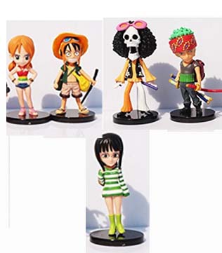 Buy Anime One Piece Mini Action Figures (10-15cm) (5pcs/set) (Pre-owned) -  GameLoot